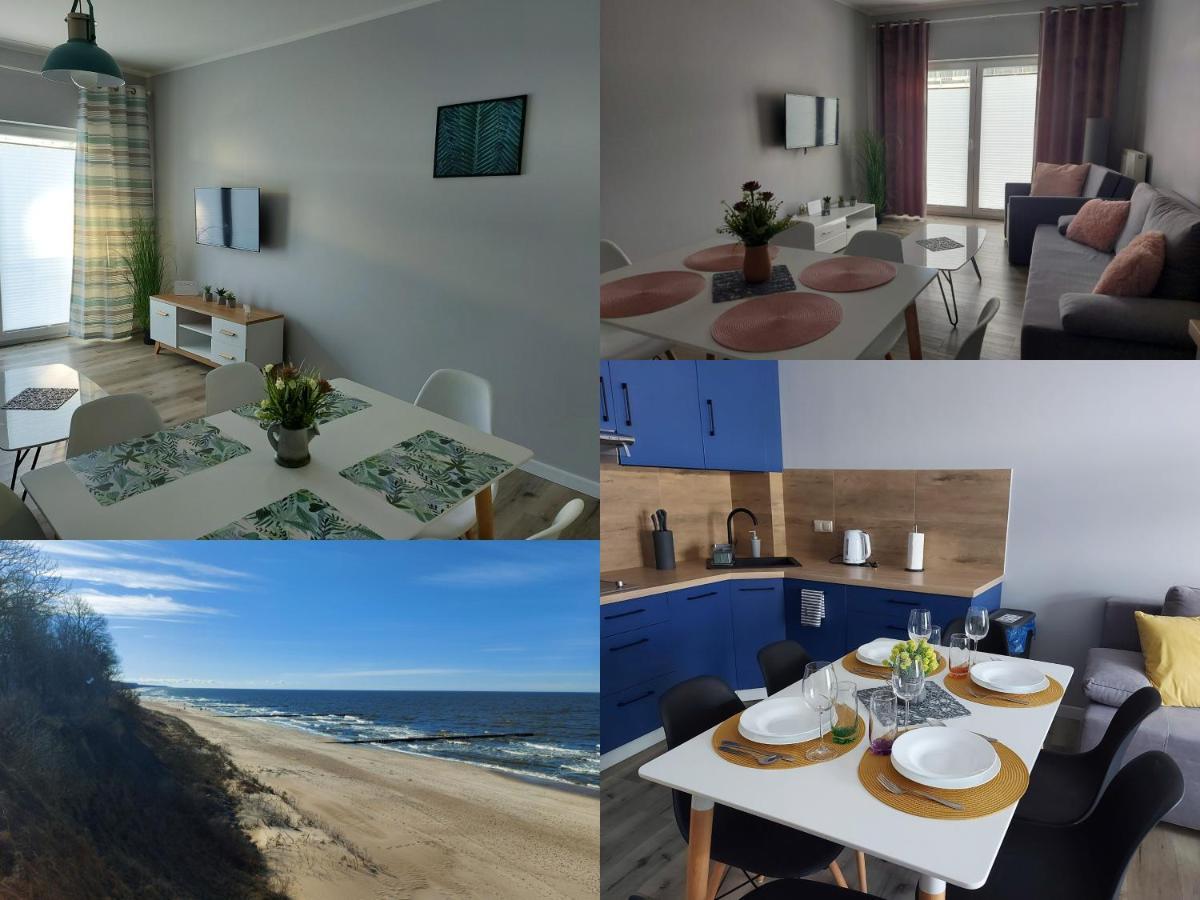 Apartamenty Z Tarasami "Mietowy Spokoj 15" "Romantyczna Szarosc 16" "Niebieska Elegancja 17" Maksymalnie Dla 6 Osob Pobierowo Exterior photo